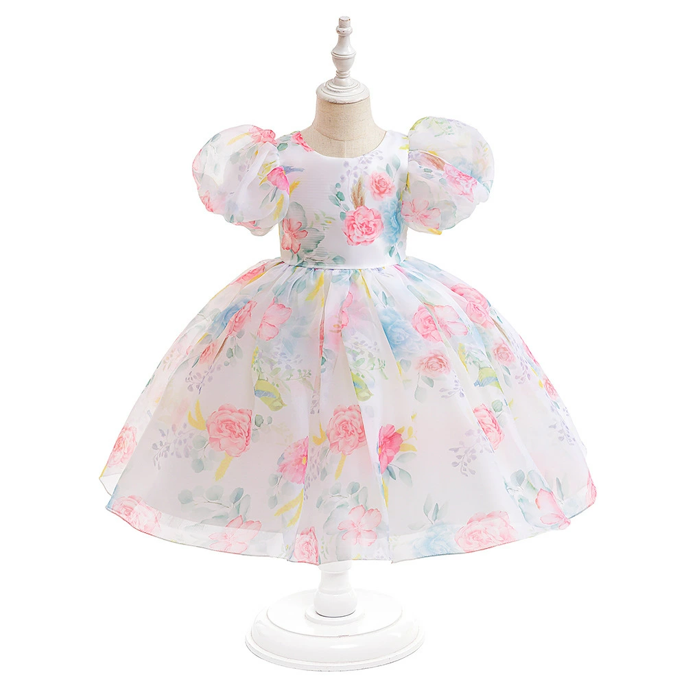 子供用ドレス 女の子 新品 誕生日 結婚式 ドレス 花柄 キッズ ドレス 入園式 卒園式 入学式 発表会 七五三 ドレス ピンク おしゃれ プレゼント ピアノ発表会ドレス お姫様 子供レースドレス 演