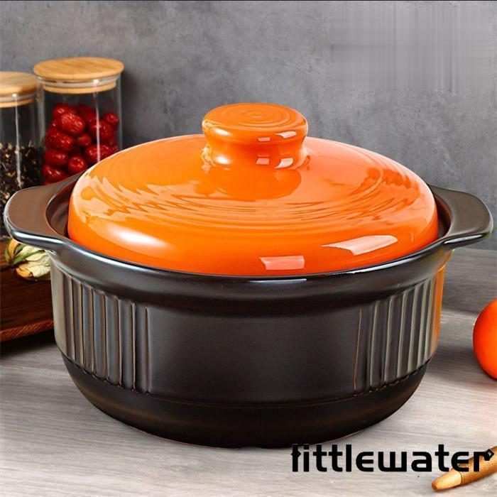 土鍋 一人用 6号 9号 オレンジ 北欧 キッチン ご飯 炊飯 土鍋でご飯を炊く 鍋 直火 ギフト プレゼント 深型 贈り物 おしゃれ